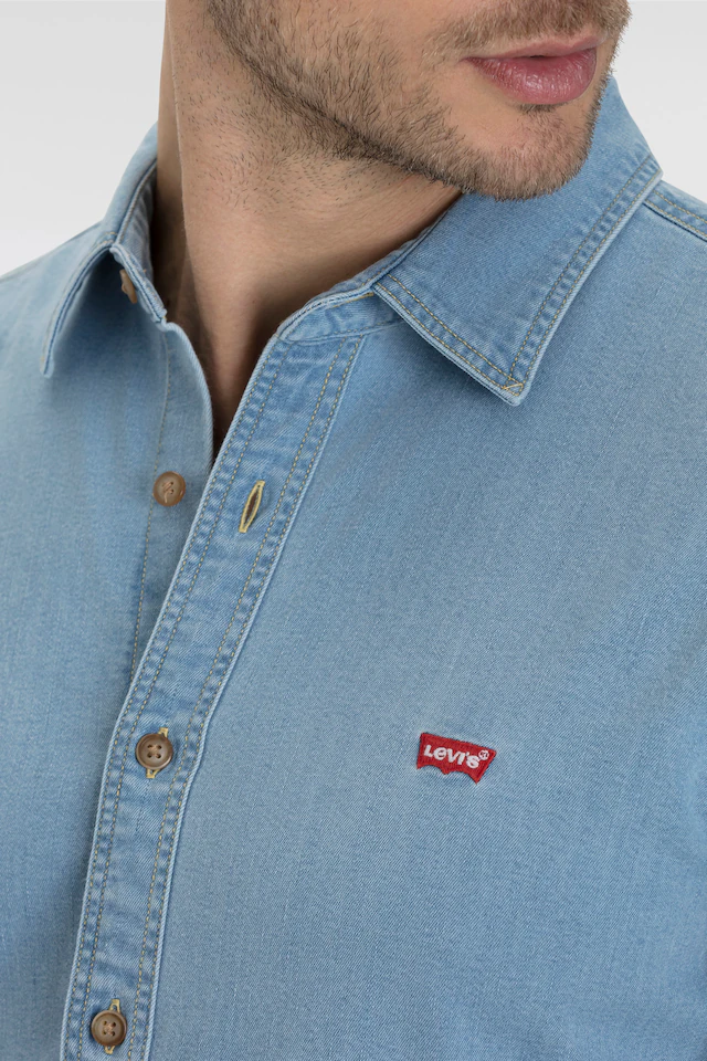 Levi's® Jeanshemd »LS BATTERY HM SHIRT SLIM« aus pflegeleichtem Baumwollmix