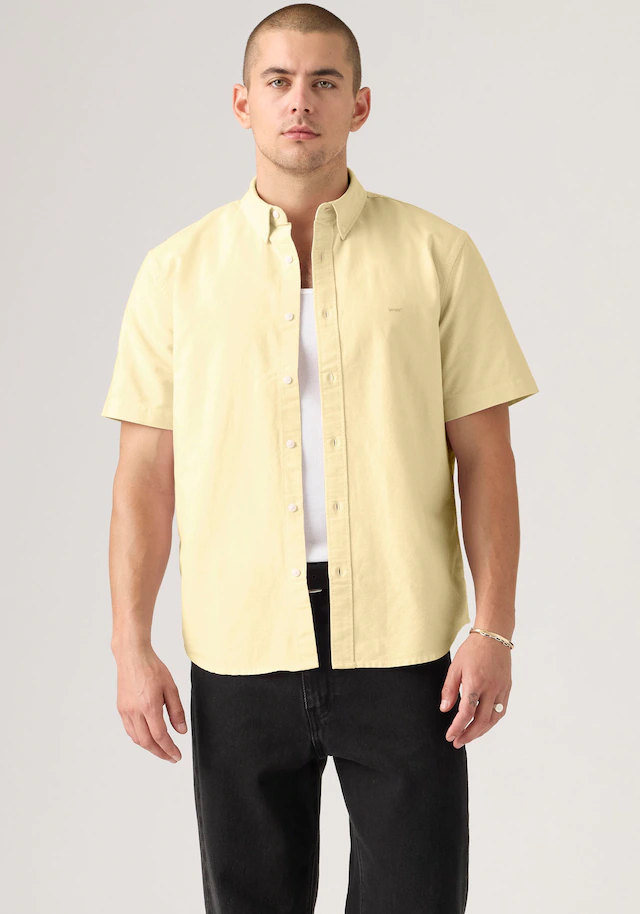 Levi's® Kurzarmhemd »SS AUTHENTIC BUTTON DOWN« mit kleiner Logostickerei auf der Brust