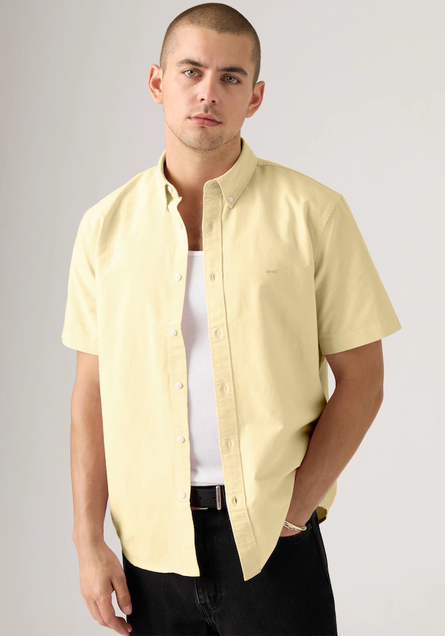 Levi's® Kurzarmhemd »SS AUTHENTIC BUTTON DOWN« mit kleiner Logostickerei auf der Brust