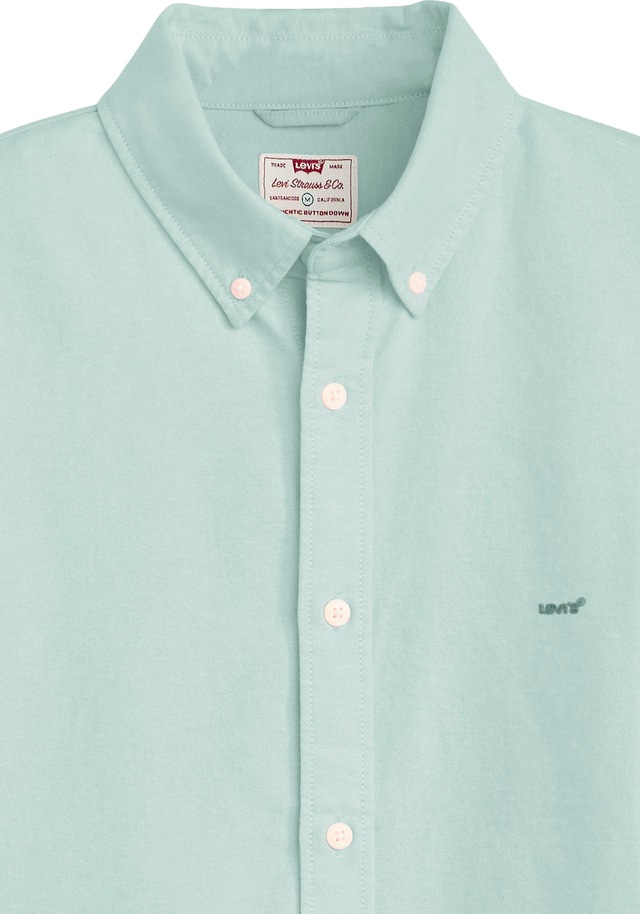 Levi's® Kurzarmhemd »SS AUTHENTIC BUTTON DOWN« mit kleiner Logostickerei auf der Brust