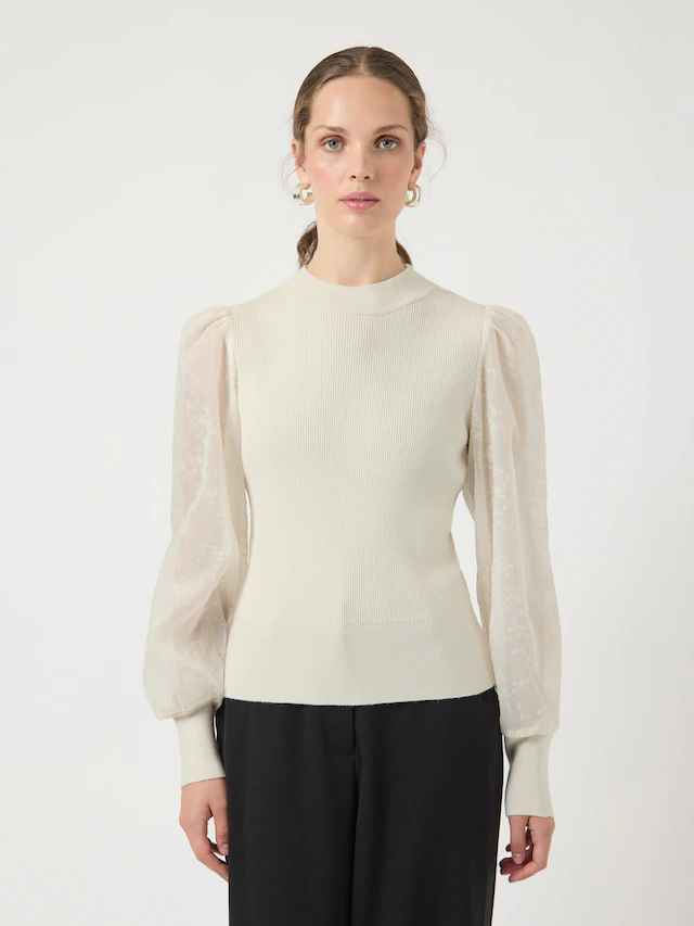 Y.A.S Rundhalspullover »YASDOTME LS KNIT PULLOVER S. NOOS«