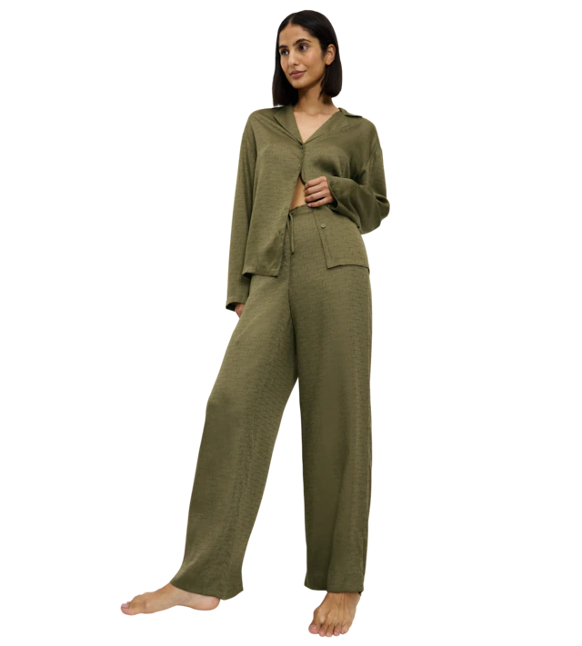 Triumph Homewearhose »Silky Sensuality Trousers« mit Monogram-Jaquard