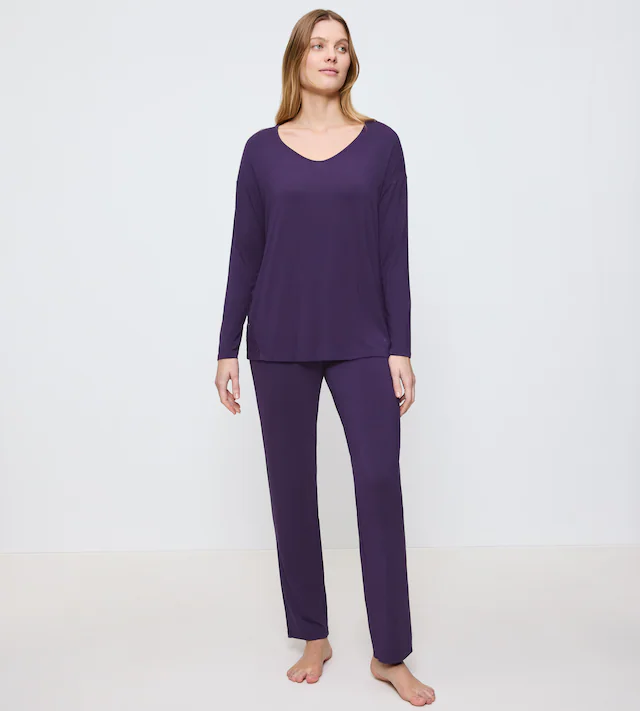 Triumph Pyjama »Timeless Sensuality PK LSL« 2 tlg. atumgsaktiv und weich