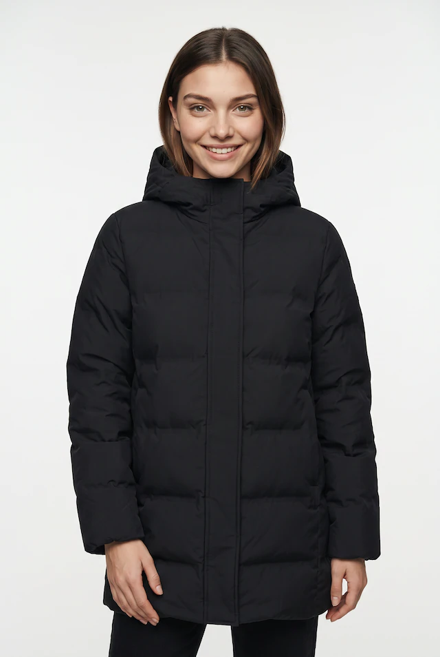 CMP Steppjacke »WOMAN JACKET FIX HOOD« mit fixierter Kapuze, aus Polyester, auch in großen Größen