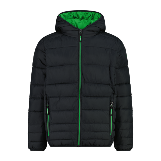CMP Steppjacke »KID JACKET FIX HOOD« mit Kapuze mit Kapuze, winddicht, wasserabweisend, aus Polyester