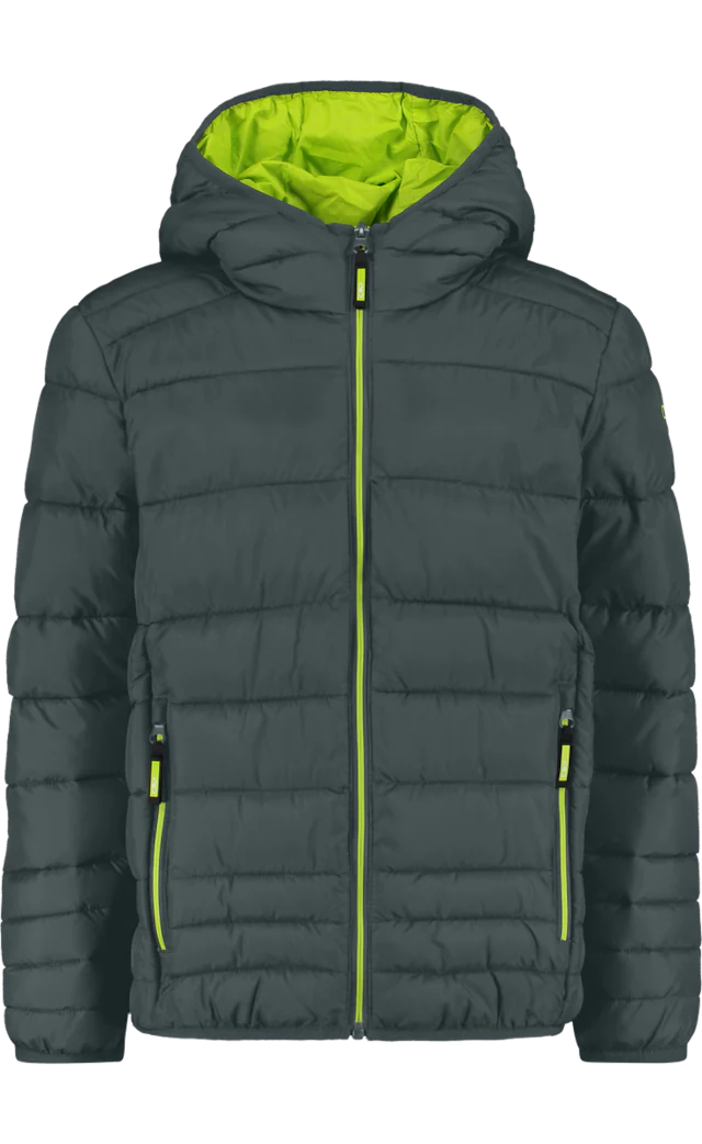 CMP Steppjacke »KID JACKET FIX HOOD« mit Kapuze mit Kapuze, winddicht, wasserabweisend, aus Polyester