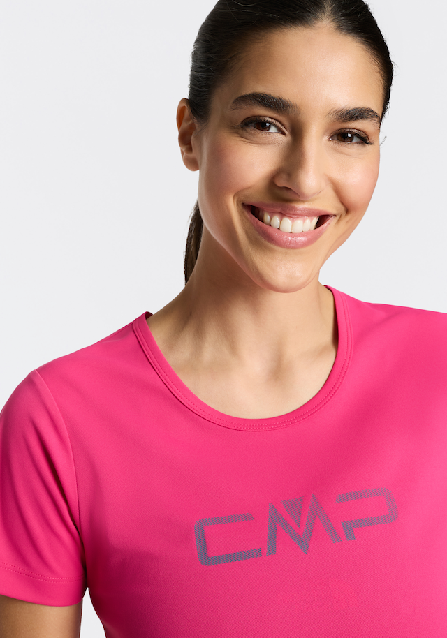 CMP Funktionsshirt »WOMAN CO T-SHIRT« für Erwachsene, mit sportlichem Stil, Kurzarm, gerader Abschluss