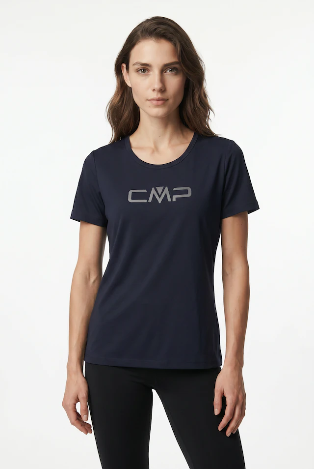 CMP Funktionsshirt »WOMAN CO T-SHIRT« für Erwachsene, mit sportlichem Stil, Kurzarm, gerader Abschluss