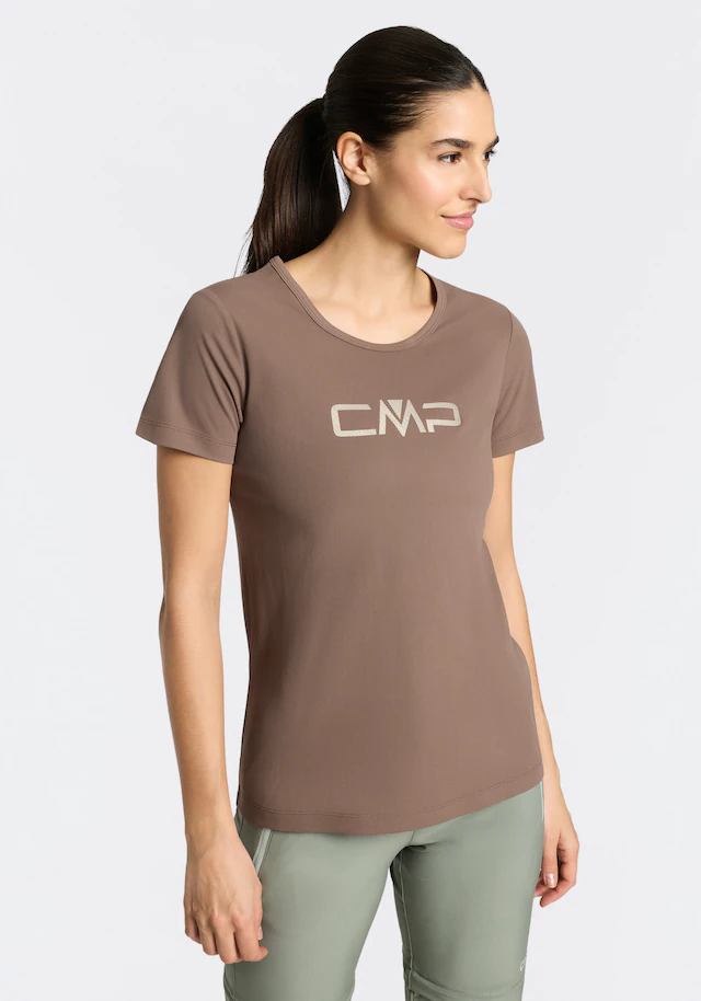 CMP Funktionsshirt »WOMAN CO T-SHIRT« für Erwachsene, mit sportlichem Stil, Kurzarm, gerader Abschluss
