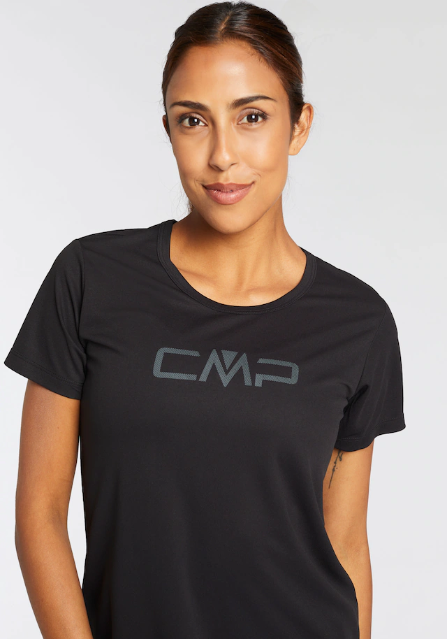 CMP Funktionsshirt »WOMAN CO T-SHIRT« für Erwachsene, mit sportlichem Stil, Kurzarm, gerader Abschluss