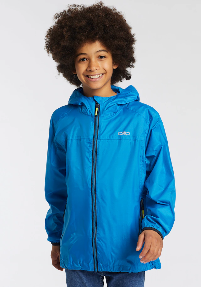 CMP Regenjacke »KID JACKET RAIN FIX HOOD« mit Kapuze wasserdicht, winddicht, atmungsaktiv, mit Kapuze, Wassersäule 3000