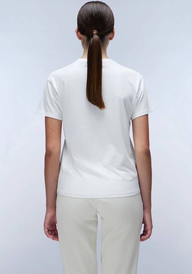 Napapijri T-Shirt »S-NINA 941 BLACK BEAUTY« mit klassischem Rundhalsausschnitt, aus Baumwolle in Single Jersey