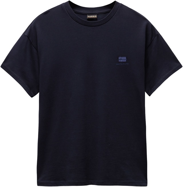 Napapijri T-Shirt »S-NINA 941 BLACK BEAUTY« mit klassischem Rundhalsausschnitt, aus Baumwolle in Single Jersey