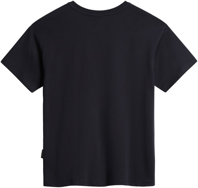 Napapijri T-Shirt »S-NINA 941 BLACK BEAUTY« mit klassischem Rundhalsausschnitt, aus Baumwolle in Single Jersey