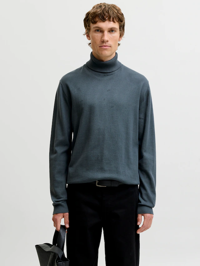 Jack & Jones Rollkragenpullover »JJEBASIC mit hohem Tragekomfort« Baumwolle, regular fit