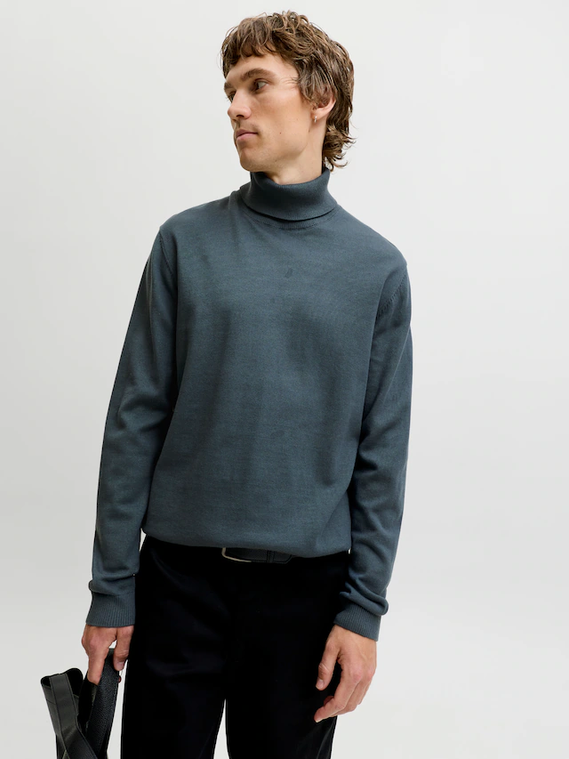 Jack & Jones Rollkragenpullover »JJEBASIC mit hohem Tragekomfort« Baumwolle, regular fit