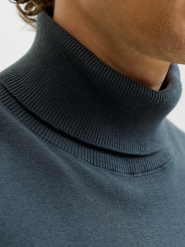 Jack & Jones Rollkragenpullover »JJEBASIC mit hohem Tragekomfort« Baumwolle, regular fit