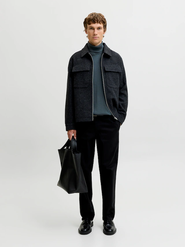 Jack & Jones Rollkragenpullover »JJEBASIC mit hohem Tragekomfort« Baumwolle, regular fit