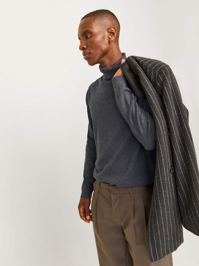 Jack & Jones Rollkragenpullover »JJEBASIC mit hohem Tragekomfort« Baumwolle, regular fit