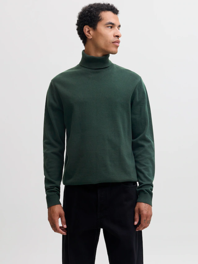 Jack & Jones Rollkragenpullover »JJEBASIC mit hohem Tragekomfort« Baumwolle, regular fit