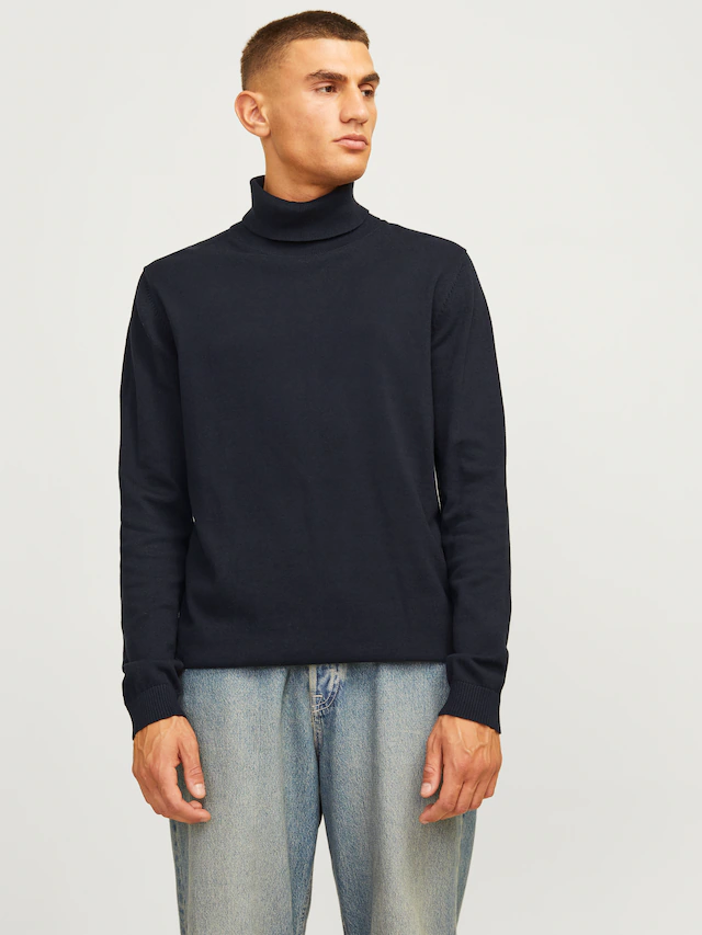 Jack & Jones Rollkragenpullover »JJEBASIC mit hohem Tragekomfort« Baumwolle, regular fit
