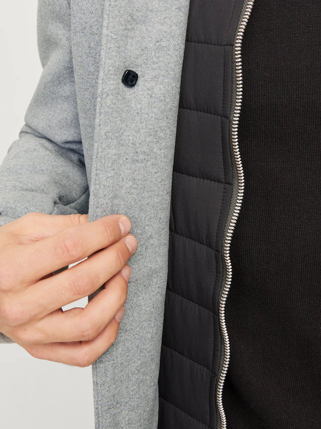 Jack & Jones Wolljacke »JJEHARRISON WOOL JACKET SN« Materialmix, regular fit