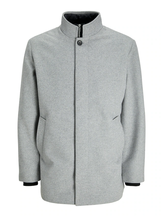 Jack & Jones Wolljacke »JJEHARRISON WOOL JACKET SN« Materialmix, regular fit
