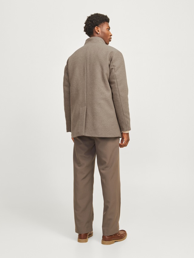 Jack & Jones Wolljacke »JJEHARRISON WOOL JACKET SN« Materialmix, regular fit