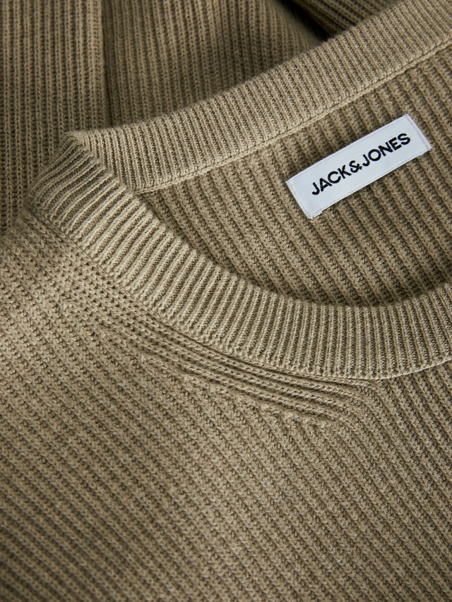 Jack & Jones Rundhalspullover »JJEPERFECT – Pullover mit pflegeleichter Qualität, Structure Fit« unifarben, modisch, regular fit, Strick, Rundhals