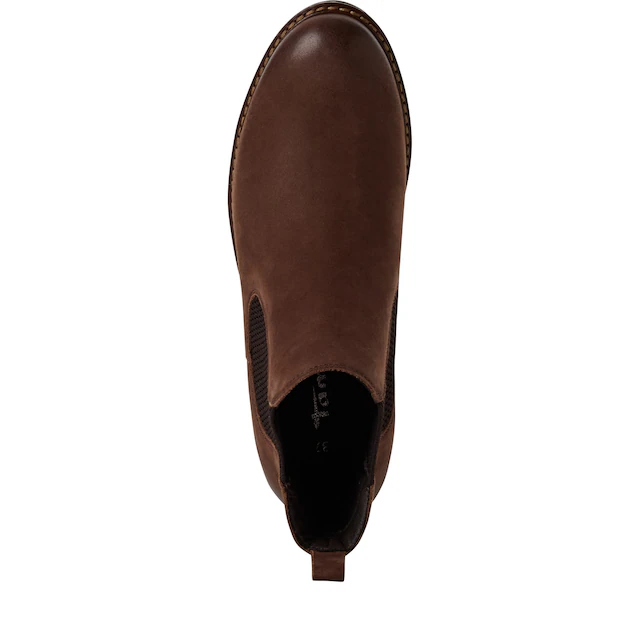 Tamaris Chelseaboots Blockabsatz, Stiefelette, Businesschuh, Schlupfboots, Anziehlasche