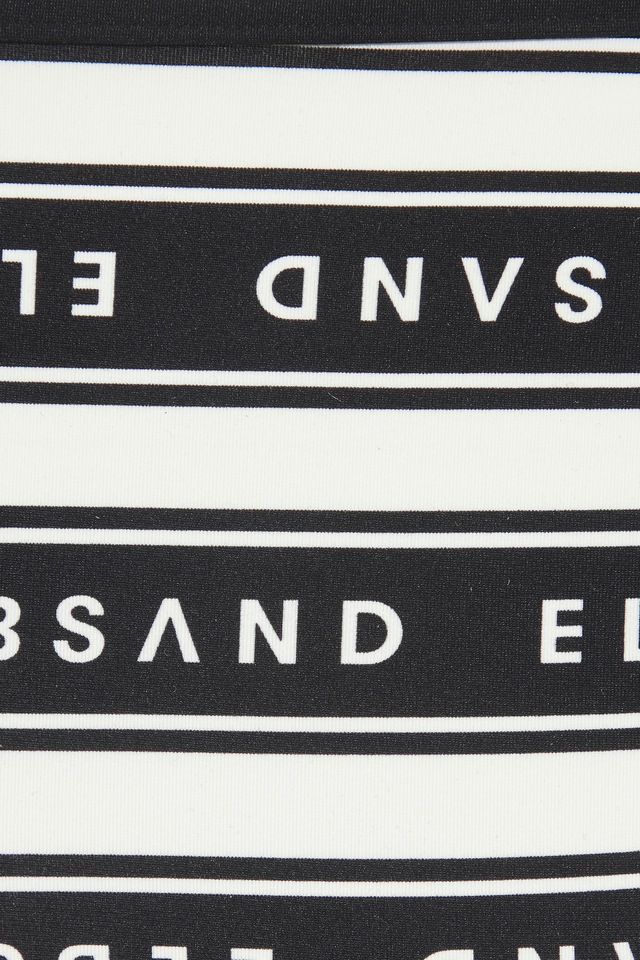 Elbsand Triangel-Bikini »Zone« Set, mit kontrastfarbenen Streifen und Schriftzügen
