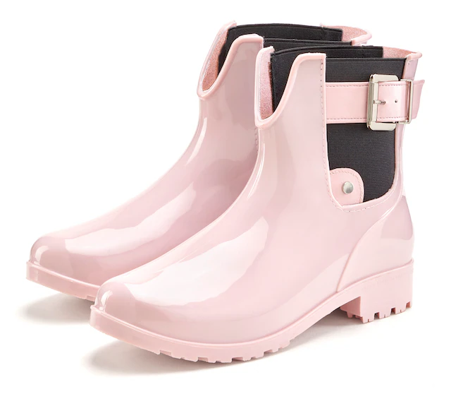 Vivance Gummistiefelette »Herbststiefelette« Gummistiefel im Chelsea-Look, Schlupfstiefel, Boots, Stiefel VEGAN