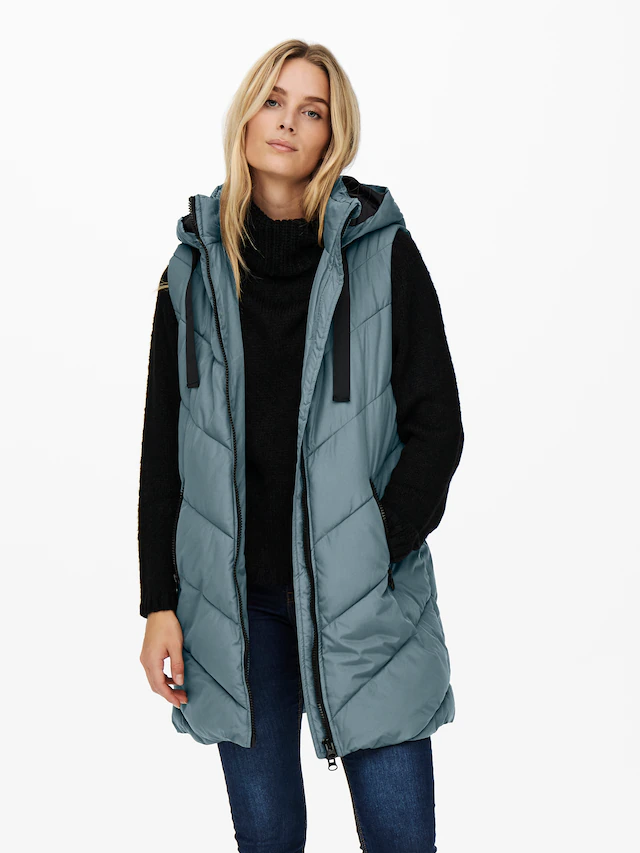 JDY Steppweste »JDYSKYLAR LIFE HOOD WAISTCOAT OTW NOOS«