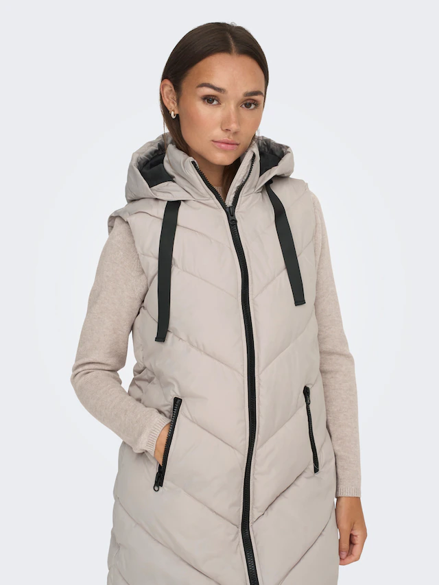 JDY Steppweste »JDYSKYLAR LIFE HOOD WAISTCOAT OTW NOOS«