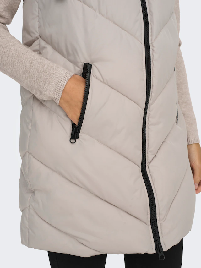 JDY Steppweste »JDYSKYLAR LIFE HOOD WAISTCOAT OTW NOOS«