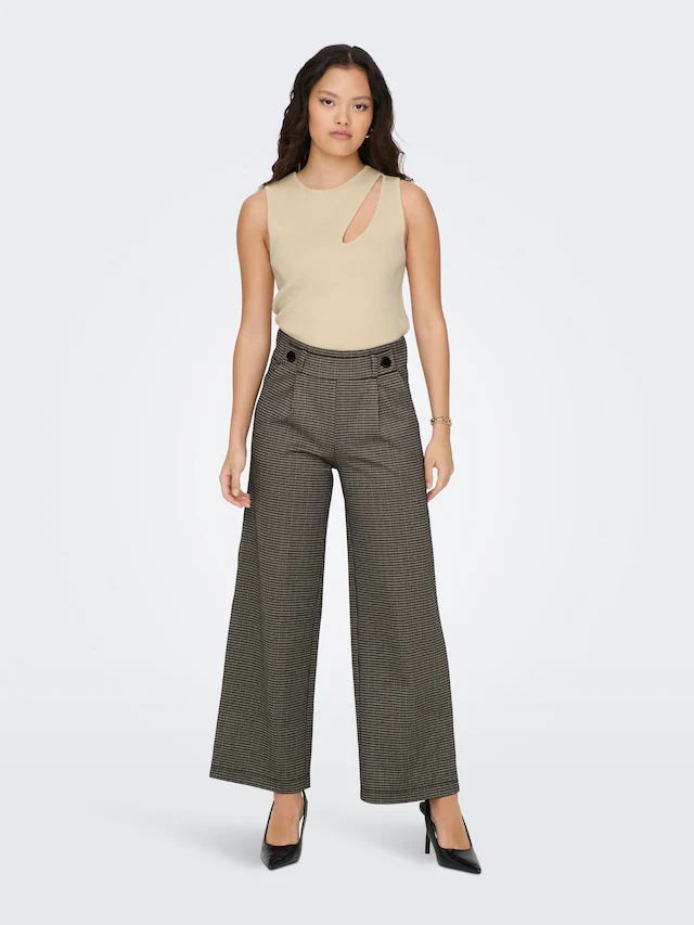 JDY Anzughose »JDYGEGGO MIA LONG CHECK PANT JRS NOOS«