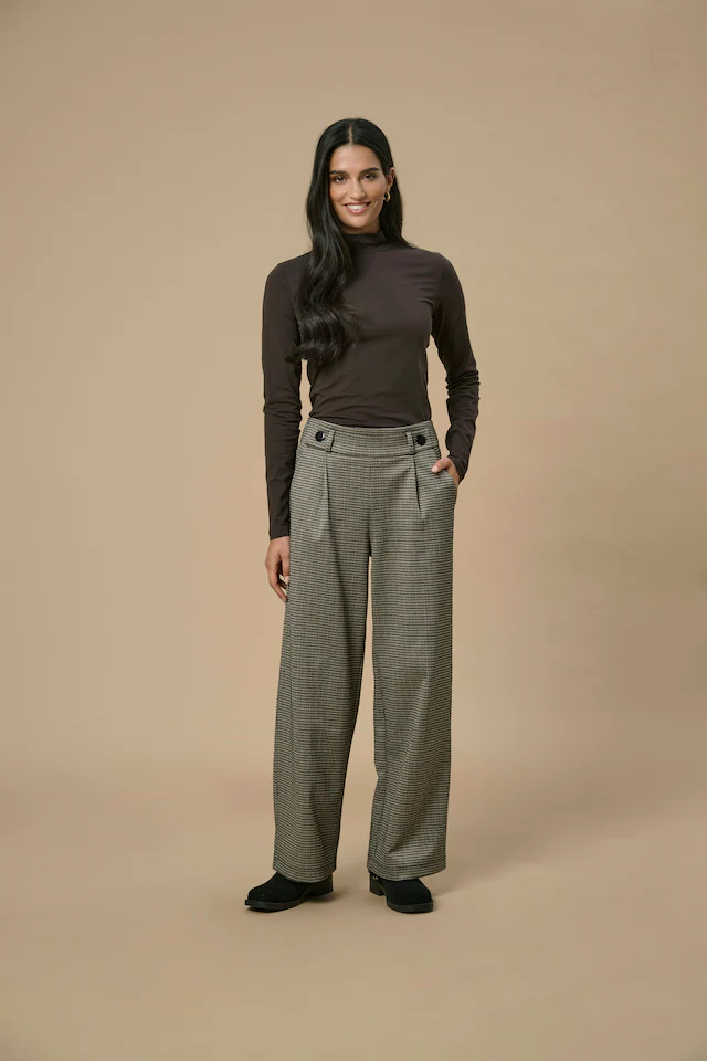 JDY Anzughose »JDYGEGGO MIA LONG CHECK PANT JRS NOOS«