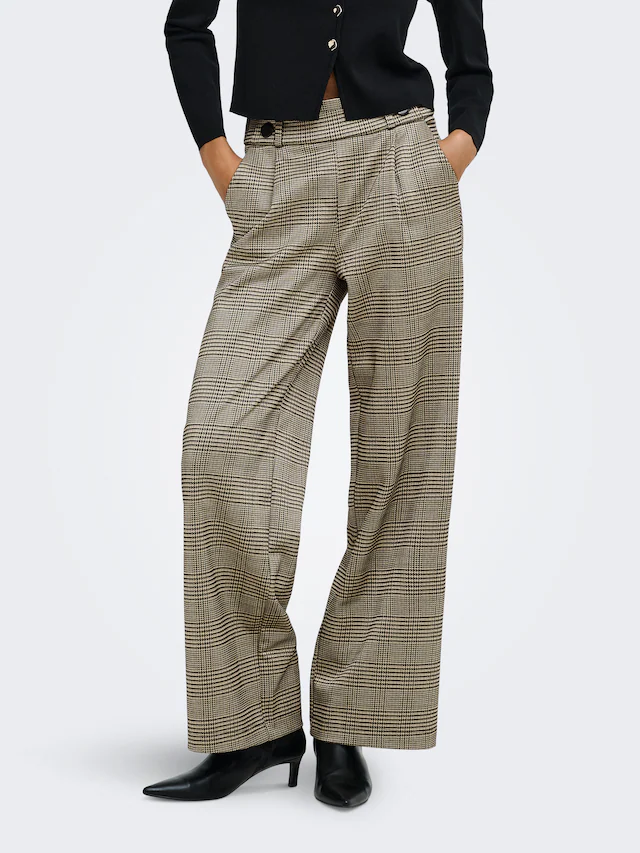 JDY Anzughose »JDYGEGGO MIA LONG CHECK PANT JRS NOOS«