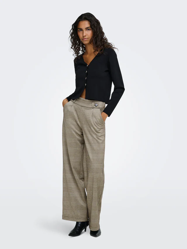 JDY Anzughose »JDYGEGGO MIA LONG CHECK PANT JRS NOOS«
