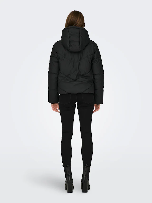JDY Steppjacke »JDYARNHEM WATER REP SHORT PUFFA OTW NOOS« mit Kapuze