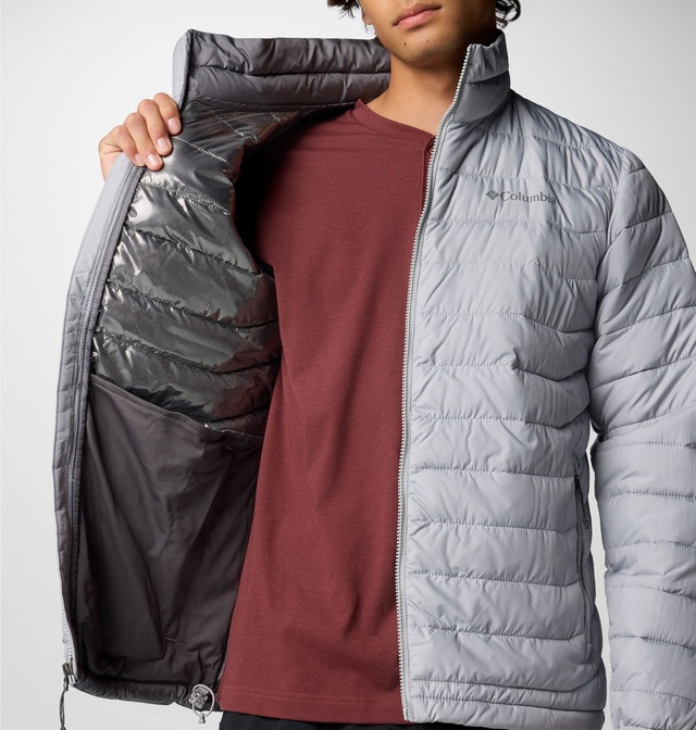 Columbia Steppjacke »Powder Lite II Jacket« mit Kapuze mit fester, verstellbarer Kapuze, wasserabweisend, windabweisend