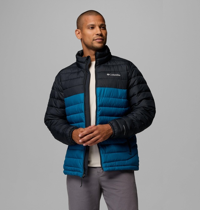Columbia Steppjacke »Powder Lite II Jacket« mit Kapuze mit fester, verstellbarer Kapuze, wasserabweisend, windabweisend