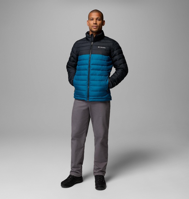 Columbia Steppjacke »Powder Lite II Jacket« mit Kapuze mit fester, verstellbarer Kapuze, wasserabweisend, windabweisend