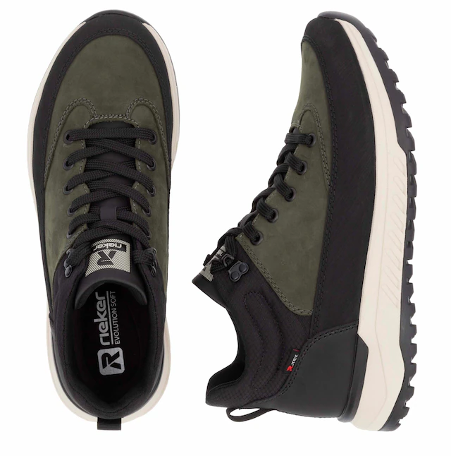 RIEKER Sport Sneaker , Freizeitschuh, Outdoorschuh, Schnürboots mit TEX-Membran