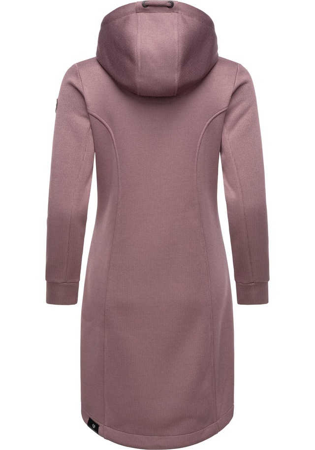 Ragwear Kurzmantel »Letti Long Bonded« Übergangsmantel aus Rippstrick mit Kapuze