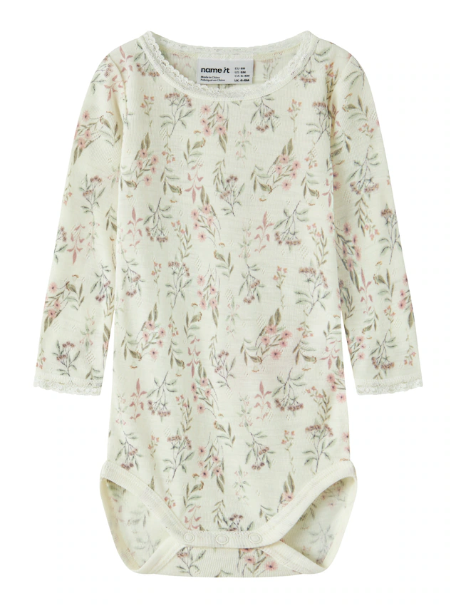 Name It Langarmbody »NBFWANG WOOL NEEDLE LS BODY NOOS« Wolle