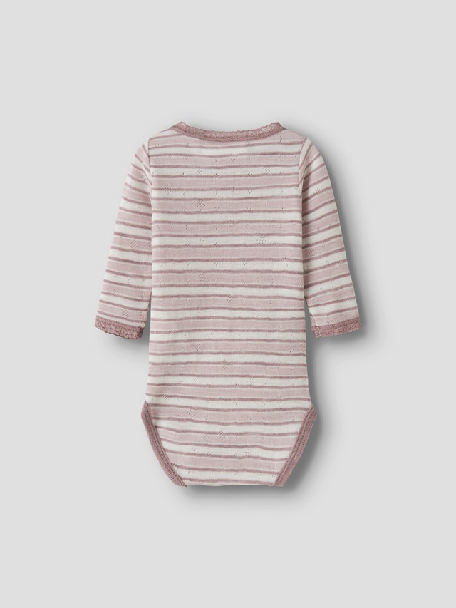 Name It Langarmbody »NBFWANG WOOL NEEDLE LS BODY NOOS« Wolle