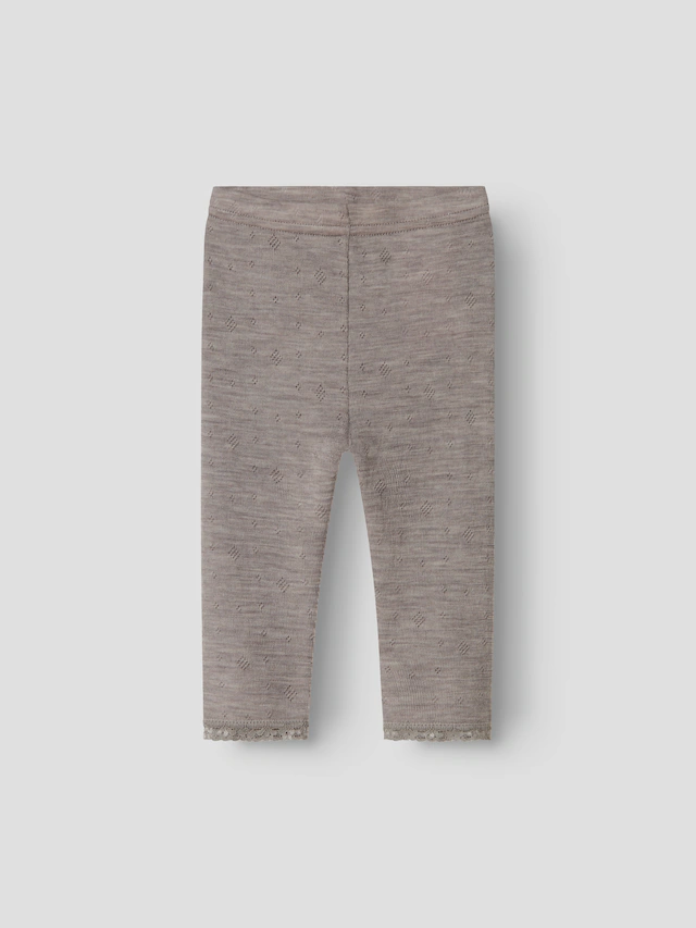 Name It Leggings »NBFWANG WOOL NEEDLE LEGGING SOLID NOOS« Wolle, slim fit