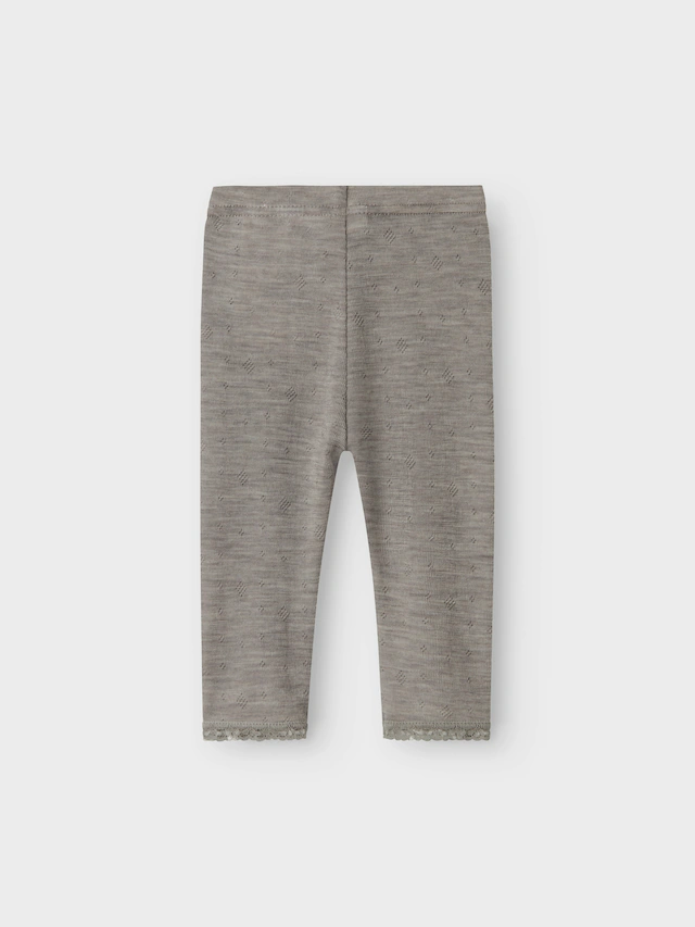 Name It Leggings »NBFWANG WOOL NEEDLE LEGGING SOLID NOOS« Wolle, slim fit