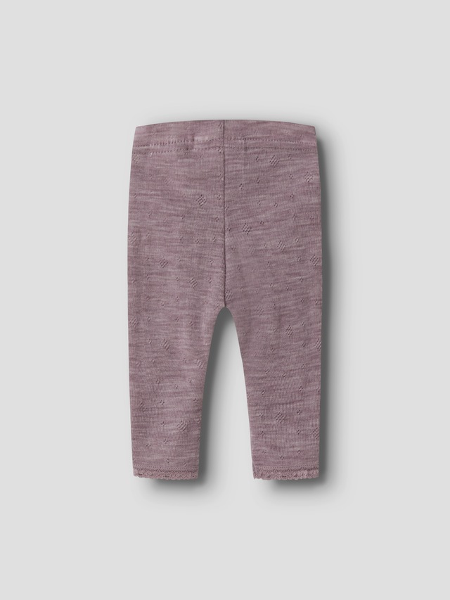 Name It Leggings »NBFWANG WOOL NEEDLE LEGGING SOLID NOOS« Wolle, slim fit